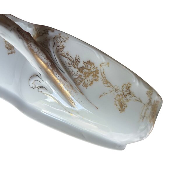 Extremely Rare Marks Antique 1800s Haviland Limoges Porcelain Dish Rare Pattern - Picture 15 of 16